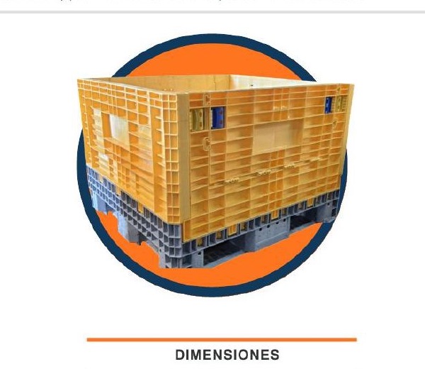 Contenedor 48 × 45 × 34, 48 × 45 × 34 in
